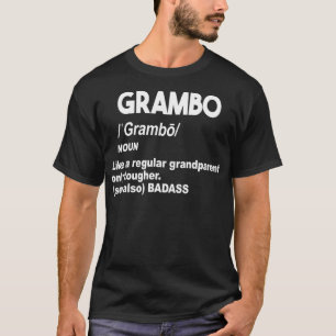 T-shirt Grambo Badass dur Grand-mère ou grand-père Dont 