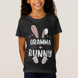 T-Shirt Gramma Bunny Drôle de jumelage Easter Bunny Egg Hu