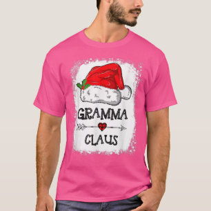 T-shirt Gramma Claus Noël Lumière pyjama Famille Matchine