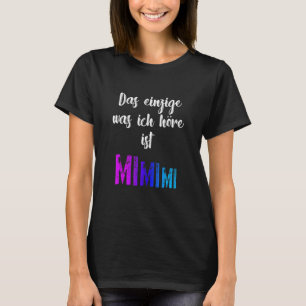 T-shirt Grammar Meckern Le Seul Mimimi