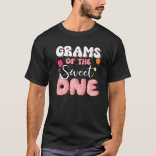 T-shirt Grammes De L'Anniversaire Un Doughnut 1Ème Famille