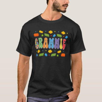 T-shirt Grammie Construction briques Bloc Master Builder M