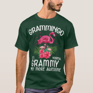 T-shirt Grammingo Comme Un Flamant rose Grammy Normal Love