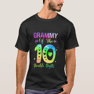 T-shirt Grammy de la fille qui fête son anniversaire doubl