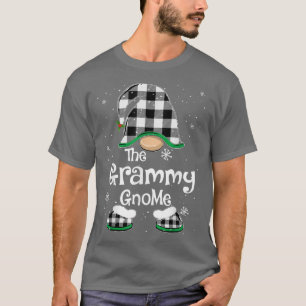 T-shirt Grammy Gnome Buffalo Plaid Matching Family Christa