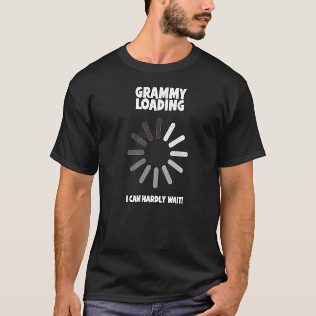 T-shirt Grammy Loading  First Time Grandparents Humor (Devant)