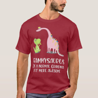 T-shirt Grammysaurus comme une grand-mère normale mais plu