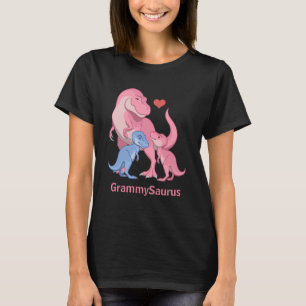 T-shirt GrammySaurus T-Rex avec bébé garçon & fille Dinosa