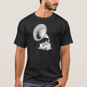 T-shirt Gramophone Vintage