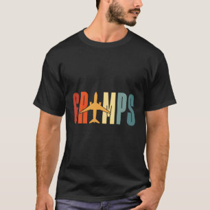 T-shirt Gramps Grimps Avion Avion Avion Pilote Gran