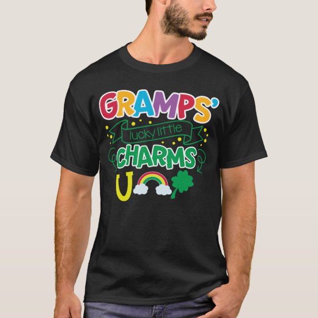 T-shirt Gramps's Lucky Little Charms C Shamrock (Devant)