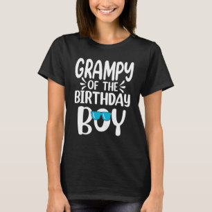 T-shirt Grampy Du Garçon Anniversaire Maman Papa Enfants F