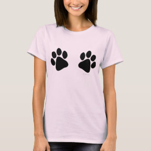 T-shirt Grand amoureux des chiens de grands empreintes de