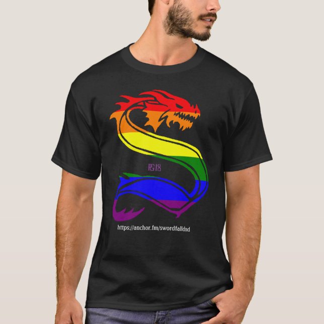T-shirt Grand arc-en-ciel Swordfall S (Devant)