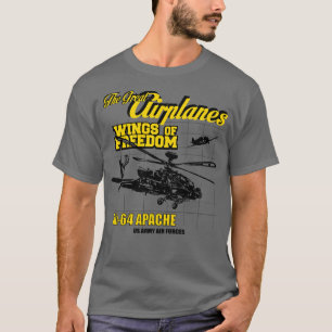 T-shirt Grand avion AH64 APACHE