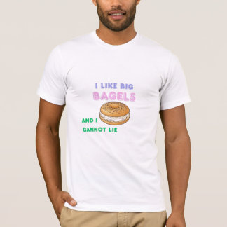 T-shirt Grand Bagels Chemise drôle de petit-déjeuner