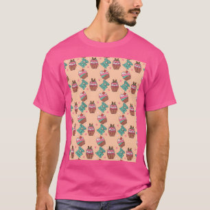 T-shirt grand bake britannique de motif cupcake Graphic