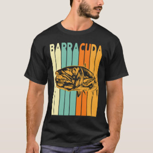 T-shirt Grand Barracuda Cuda Pêche Faune Eau salée Fi