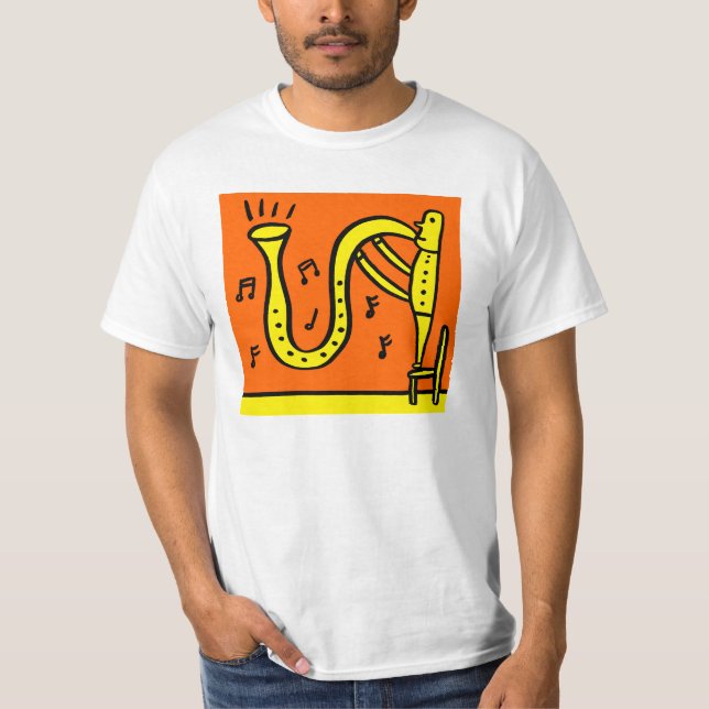 T-shirt Grand bonheur d'échange de bons procédés de (Devant)