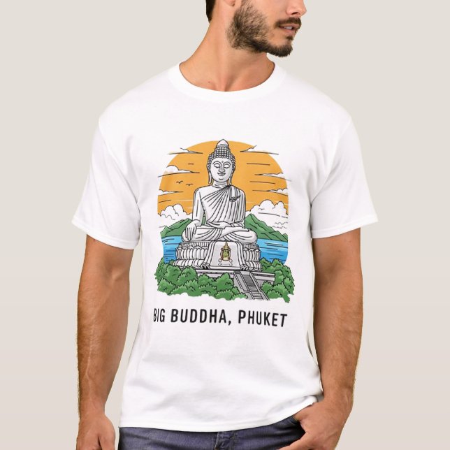 T-shirt Grand Bouddha, Phuket (Devant)