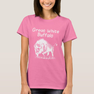 T-shirt Grand Buffalo blanc