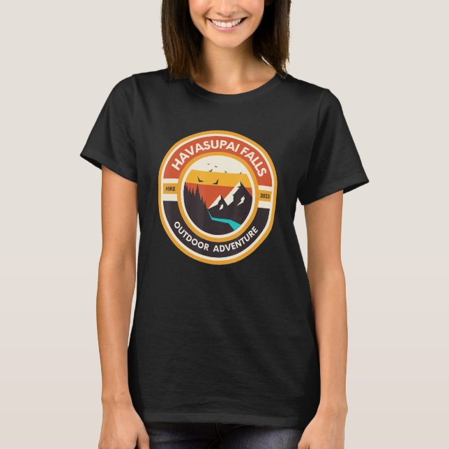 T-shirt Grand Canyon Havasu Falls Arizona hiking camping   (Devant)