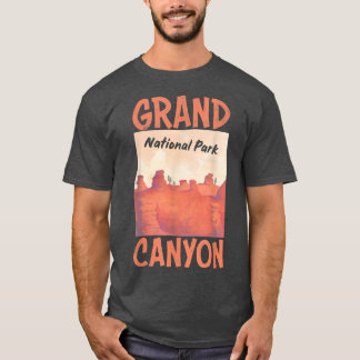 T-shirt Grand Canyon National Park Arizona Travel Randonné