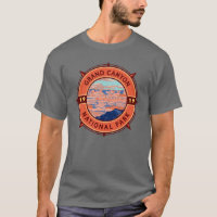 Grand Canyon Parc national Emblem Retro Compass