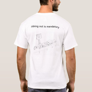 T-shirt Grand canyon : randonnée vers le bas est facultati
