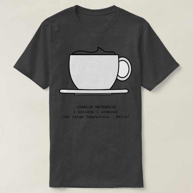 T-shirt Grand Cappuccino (Design devant)