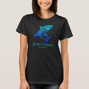 T-shirt Grand Cayman West Indies Vintage Retro Tribal Shar