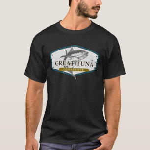 T-shirt Grand Conquérant du Thon Canne à pêche Mer Poisso