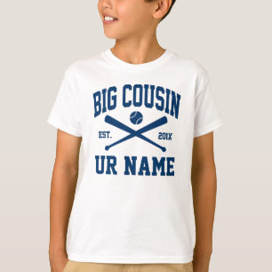 T-shirt grand cousin de baseball personnalisé