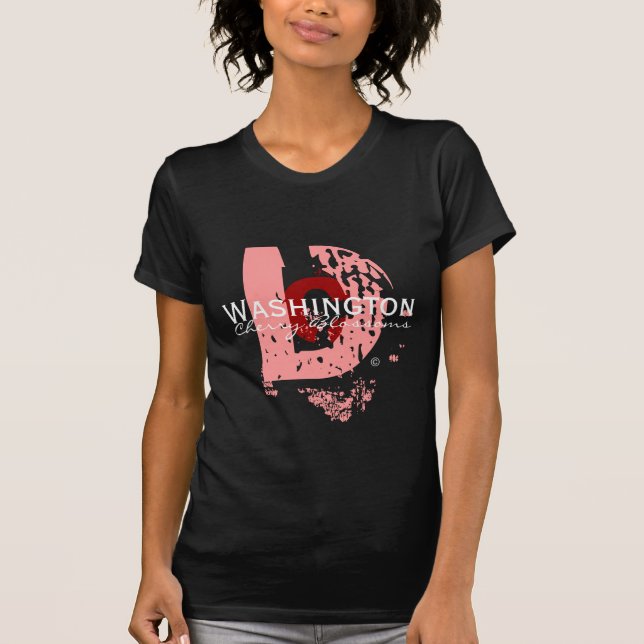 T-shirt Grand D (Pink-2xDk) (Devant)