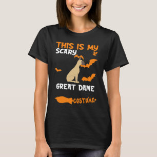 T-shirt Grand Dane Brown Pointy Oreilles Costume Halloween