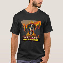 T-shirt Grand Dane Wildland Pompier
