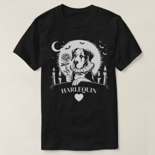 T-shirt Grand Danois COEUR HARLEQUIN