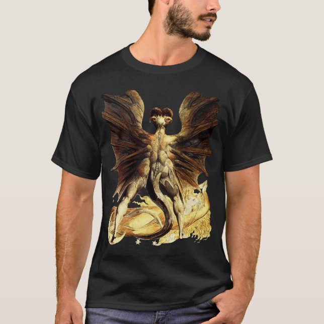 T-shirt Grand dragon rouge (Devant)