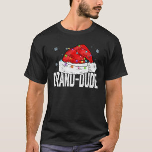 T-shirt Grand-Dude Claus Funny Family Matching Grand-pa Ch