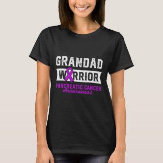 T-shirt Grand D'Un Guerrier Pancréatique Purple Ribbon Sup