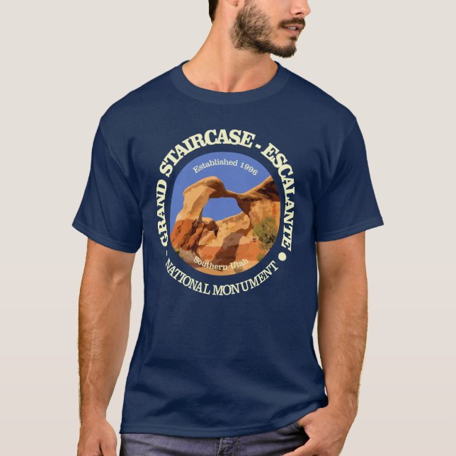 T-shirt Grand Escalier - Monument National d'Escalante (Devant)