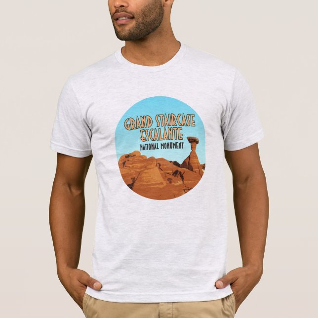 T-shirt Grand Escalier Monument National Escalante (Devant)