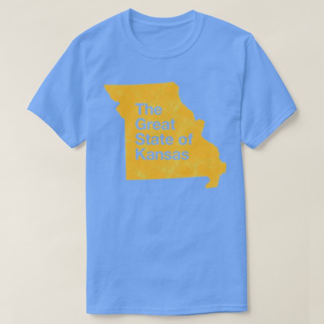 T-shirt Grand état du kansas (Design devant)