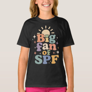 T-shirt Grand fan de protection solaire SPF pour l'été