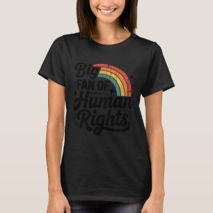 T-shirt Grand fan des droits de l'homme, de la justice soc