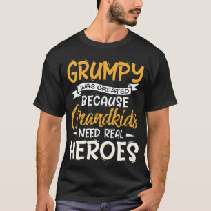 T-shirt Grand-Fête des pères Créé Grumpy