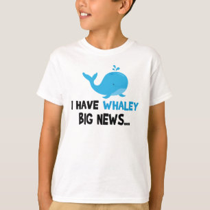 T-shirt grand frère baleine drôle de grossesse faire-par
