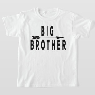 T-shirt Grand Frère   Famille avec Enfants Jumelés