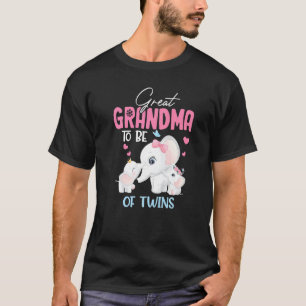 T-shirt Grand Grand Grand-Mère À Être De Twins Baby shower