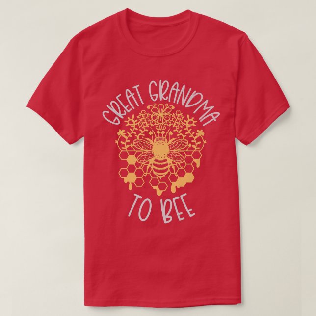 T-shirt Grand Grand-Mère D'Être Grossesse Faire-part être (Design devant)